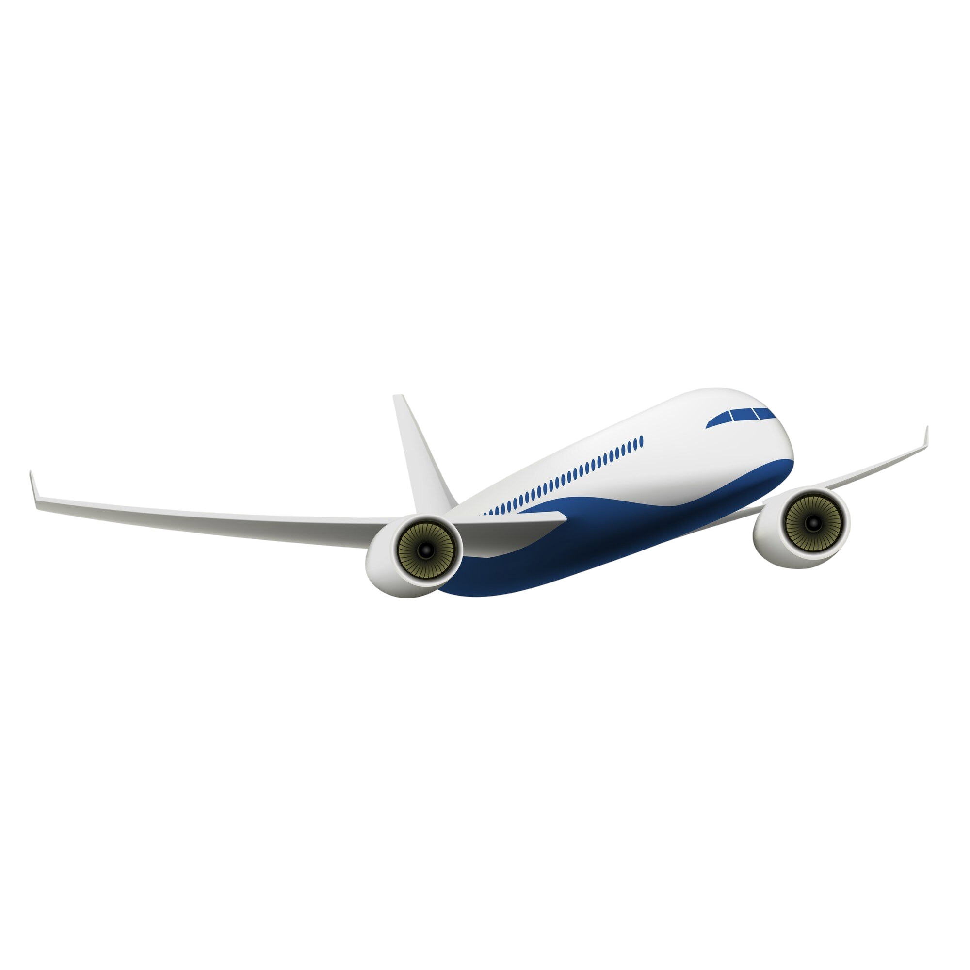 Airplane flying
